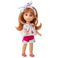 Berjuan Tienerpop Luci 22 Cm Meisjes Wit/rood