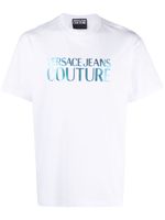 Versace Jeans Couture t-shirt en coton à logo imprimé - Blanc