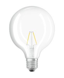 OSRAM 4052899972384 LED-lamp Energielabel E (A - G) E27 Globe 4 W = 40 W Warmwit (Ø x l) 124 mm x 168 mm Filament / Retro-LED 1 stuk(s)