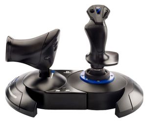 Thrustmaster T.Flight Hotas 4 Vliegsimulator joystick USB PlayStation 4, PC Zwart, Blauw