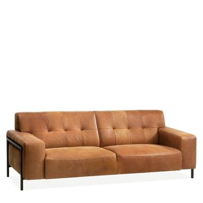 3 zitsbank Le Garage (Tyson) | Leer  | Cognac