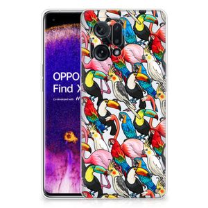 OPPO Find X5 TPU Hoesje Birds