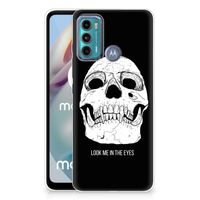 Silicone Back Case Motorola Moto G60 Skull Eyes