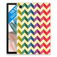 Samsung Galaxy Tab A8 2021/2022 Hippe Hoes Zigzag Multi Color