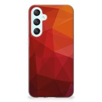 TPU Hoesje voor Samsung Galaxy S23 FE Polygon Red