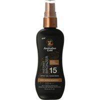 Spray gel met bronzer SPF15