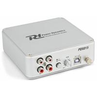 Power Dynamics PDX015 phono-voorversterker-software USB 2.0-poort zilver