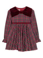 La Stupenderia Jurk met tartan ruit - Rood
