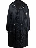 Balmain parka à col cheminée - Noir - thumbnail