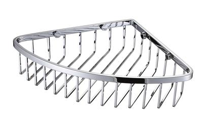 Mueller Round hoek draad-fleshouder chroom