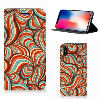 Apple iPhone X | Xs Bookcase Retro Apple iPhone X | Xs Bookcase Retro