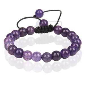 Memphis No.3 Dames Armband - 8mm Purple