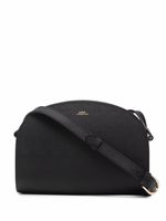 A.P.C. sac porté épaule Demi Lune en cuir - Noir