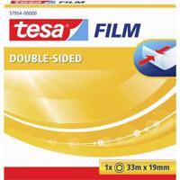 tesa 57954-00000-01 Dubbelzijdige tape Transparant (l x b) 33 m x 19 mm 1 stuk(s)