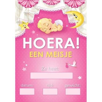 Meisje geboren deurposter