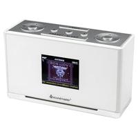 Soundmaster UR240WE DAB+ FM-radiowekker, kleurendisplay, dual-alarm, wekken via radio