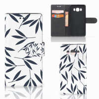 Samsung Galaxy J5 2016 Hoesje Leaves Blue