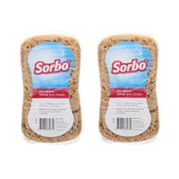 2x Jumbo Sorbo schoonmaakspons / autospons viscose 17 x 11 cm - thumbnail