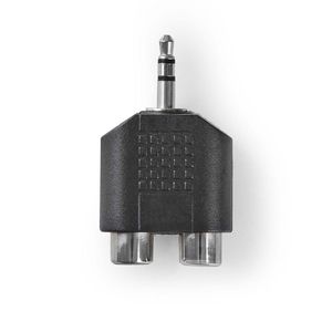 Nedis 3,5 Mm Minijack Mannelijk - 2x RCA Vrouwelijk Adapter