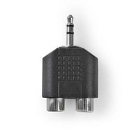 Nedis 3,5 Mm Minijack Mannelijk - 2x RCA Vrouwelijk Adapter - thumbnail