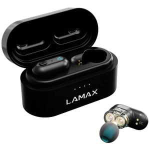 Lamax Duals1 In Ear headset Bluetooth Stereo Zwart Indicator voor batterijstatus, Headset, Oplaadbox, Volumeregeling, Microfoon uitschakelbaar (mute), Mono,