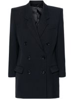 ISABEL MARANT blazer en coton Robine à boutonnière croisée - Noir