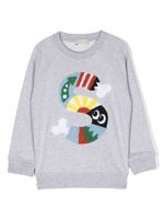 Stella McCartney Kids sweat à imprimé abstrait - Gris - thumbnail