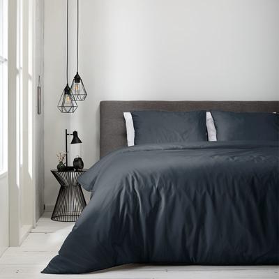 Florance Dekbedovertrek  Florence Uni - Antraciet 1-persoons (140 x 220 cm + 1 kussensloop) Dekbedovertrek