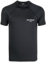 Balmain t-shirt à logo imprimé - Noir