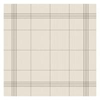DDDDD Organic Theedoek Morvan 60x65cm - naturel - set van 6