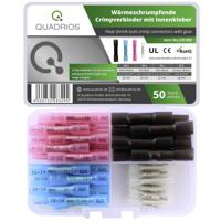 Quadrios 23C495 Stootverbinder 0.3 mm² 4 mm² Wit, Rood, Blauw, Zwart 50 stuk(s) - thumbnail