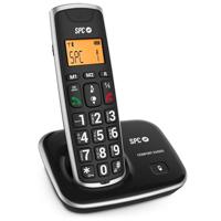 SPC Comfort Kaiser - Draadloze vaste telefoon voor senioren met toetsen en cijfers in XL-formaat, versterkt geluid, 2 directe geheugens, telefoonboek en luidsprekertelefoon