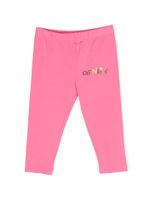 Off-White Kids legging à logo imprimé - Rose - thumbnail