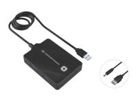 Conceptronic HUBBIES11B laptop dock & poortreplicator USB 3.2 Gen 1 (3.1 Gen 1) Type-A Zwart - thumbnail