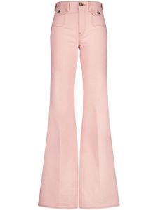 Giambattista Valli jean droit à taille haute - Rose