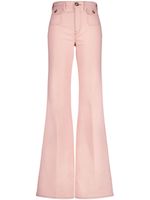 Giambattista Valli jean droit à taille haute - Rose - thumbnail