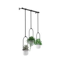 Umbra 1011748-660 plantenbak Binnen Plantenpot Ophanging Melamine Zwart, Wit - thumbnail