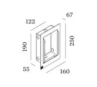 Wever & Ducre - ORIS / RETO 2.0 RECESSED HOUSING INCL. PLASTERKIT - thumbnail