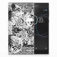 Silicone Back Case Sony Xperia L1 Skulls Angel