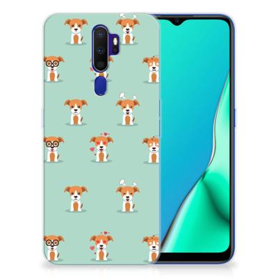 OPPO A9 2020 TPU Hoesje Pups OPPO A9 2020 TPU Hoesje Pups