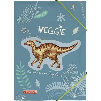 Brunnen Elastomap Dino A4 Papier Blauw