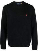 Polo Ralph Lauren Polo Pony-embroidered knitted jumper - Noir