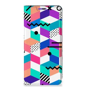 Samsung Galaxy A22 4G | M22 Stand Case Blokken Kleurrijk