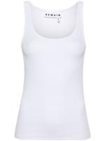REMAIN Fijngeribbelde tanktop - Wit