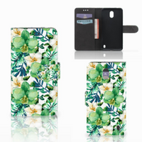 Nokia 2 Hoesje Orchidee Groen - thumbnail