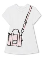 Marc Jacobs Kids robe en coton à imprimé graphique - Tons neutres - thumbnail