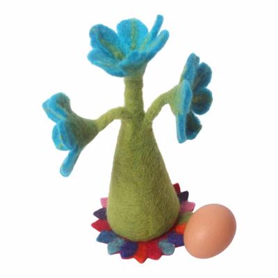 Eierwarmer 3 Bloemen Aqua/Lime Eierwarmer 3 Bloemen Aqua/Lime