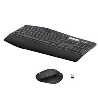 Logitech MK850 Performance draadloze toetsenbord en muis combi, polssteun, Multi-Device, Windows/PC/Laptop/Android/iOS, QWERTY US International layout, zwart, 1 stuk