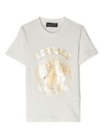 Versace Kids t-shirt à imprimé métallisé Medusa Head - Blanc