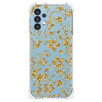 Samsung Galaxy A13 (4G) Case Gouden Bloemen - thumbnail